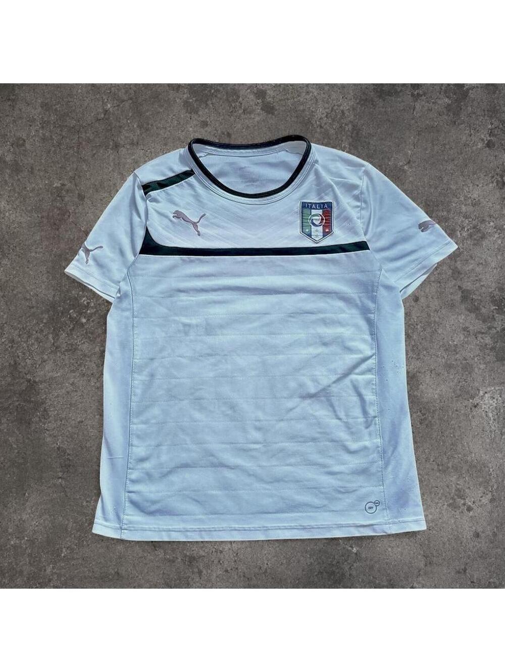 Puma Men's White and Grey Jersey